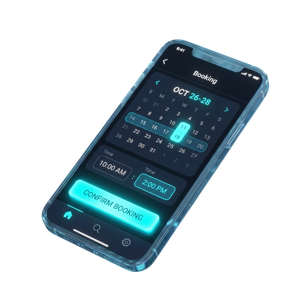 Simple Online Booking Interface